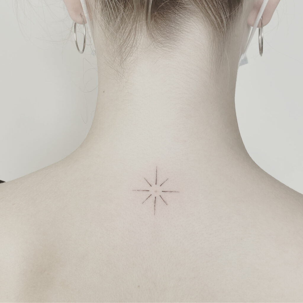 finelines tattoo star sterne expert Zürich altststetten minimalistic mini tattoo
