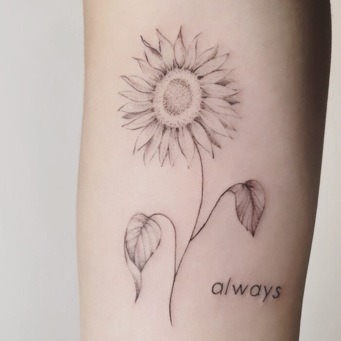 Sonnenblume tattoo