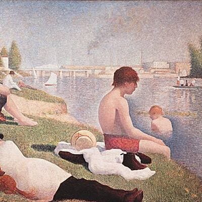 -Georges_Seurat_Une_baignade_à_Asnières